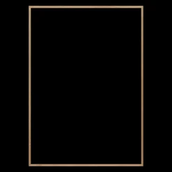 A2 ramme – egetræ natur