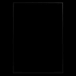 A1 ramme – sort egetræ