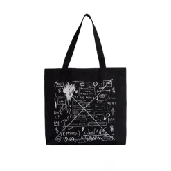 Basquiat Beat Bop Canvas Tote