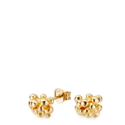 Dild Flower ørestikker – forgyldt sølv