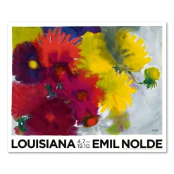 Emil Nolde – Red and yellow Dahlias (1930)