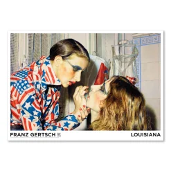 Franz Gertsch – Marina schminkt Luciano (1975)