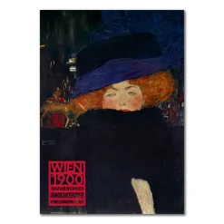 Gustav Klimt – Dame med hat og fjerboa (1909)