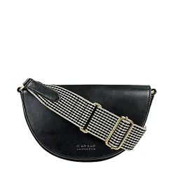 Laura halvmåne taske – sort