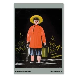 Niko Pirosmani – Fisherman in red shirt