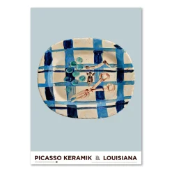 Pablo Picasso – Still-life with a bunch of grapes and scissors (1948)