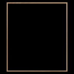 Ramme 42 x 48 cm – egetræ natur