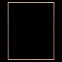 Ramme 117 x 146 cm – egetræ natur