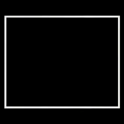 Ramme 80 x 100 cm – hvid egetræ