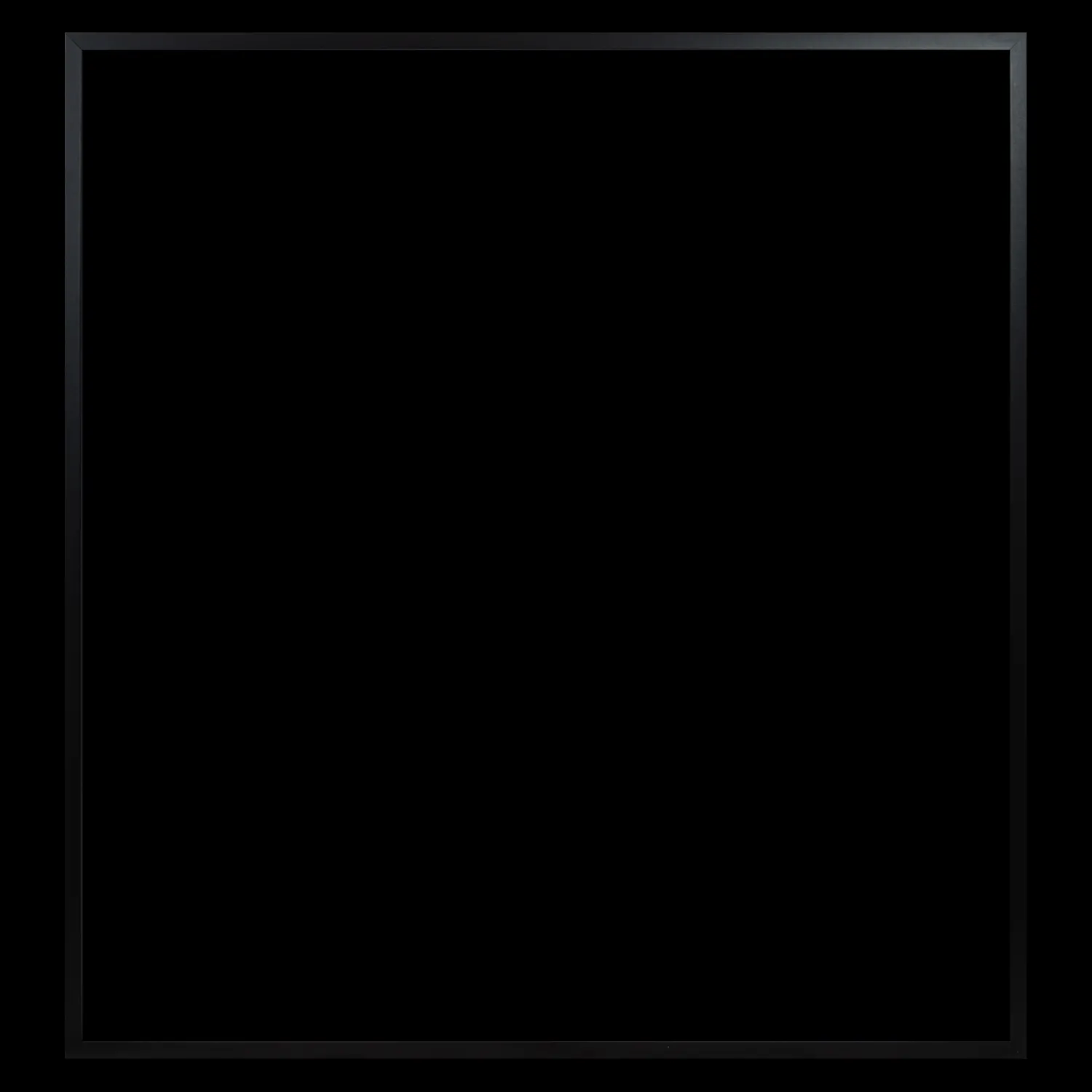 Ramme 100 x 107 cm – sort egetræ