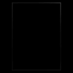 Ramme 70 x 100 cm – sort egetræ