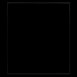 Ramme 42 x 48 cm – sort egetræ