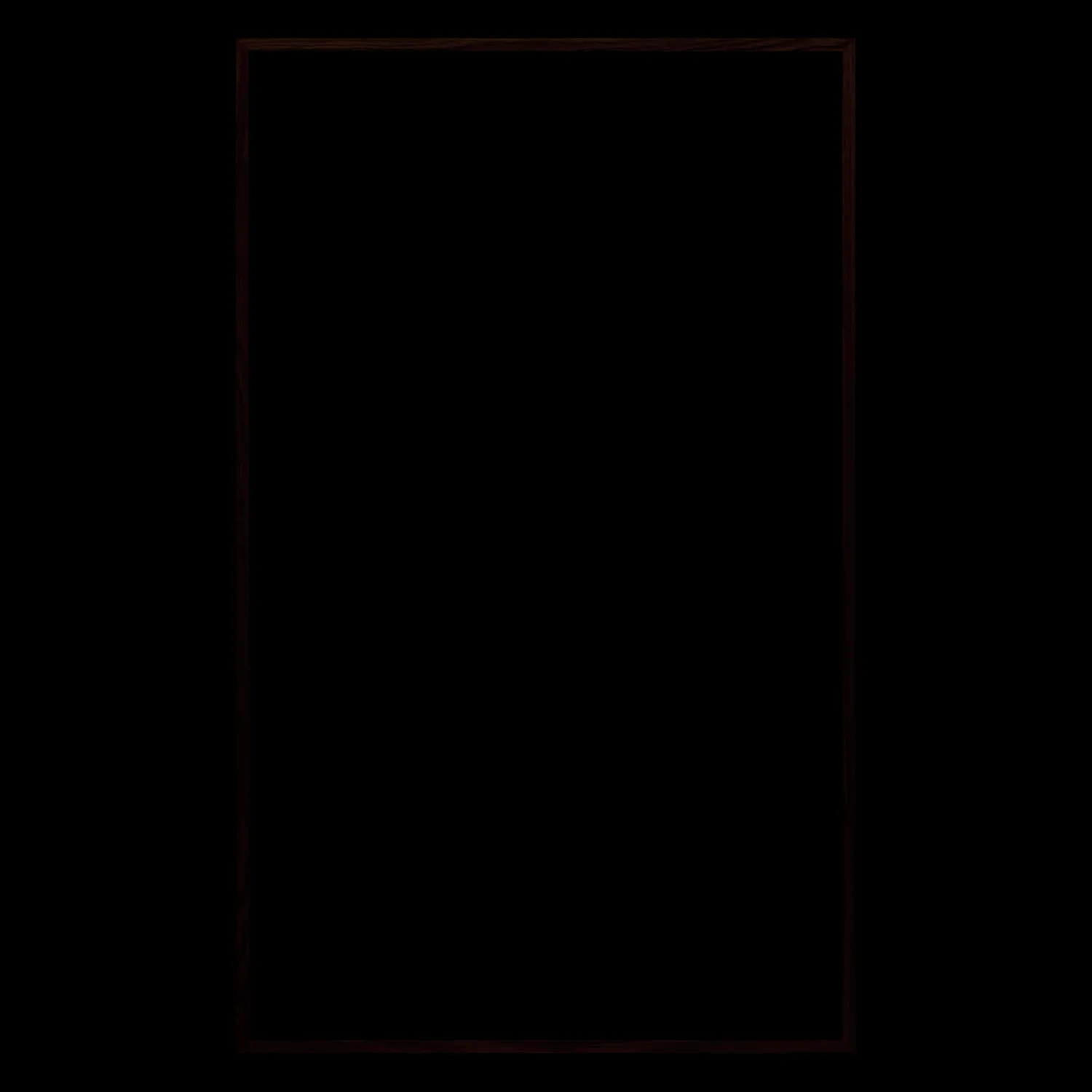 Ramme 51 x 85 cm – sort egetræ