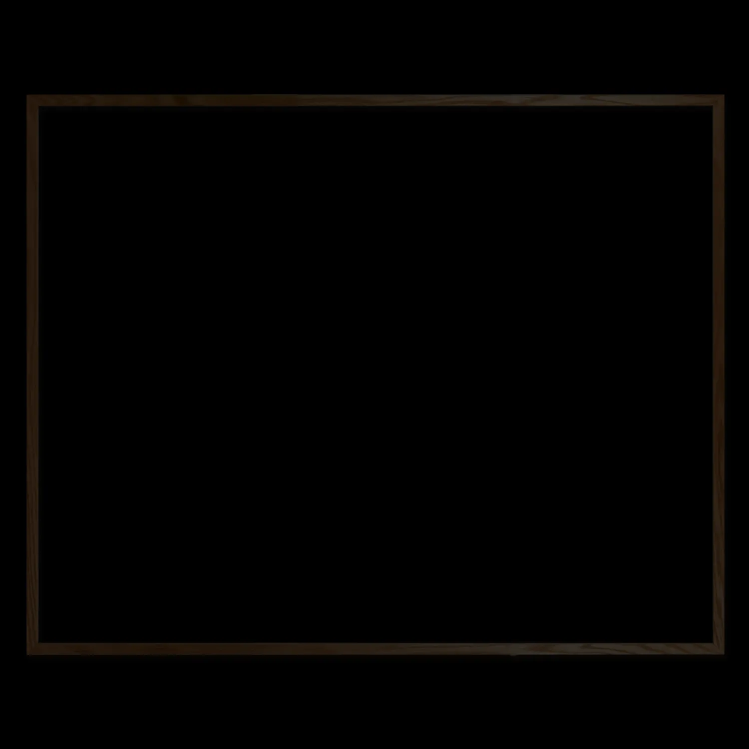 Ramme 80 x 100 cm – sort egetræ