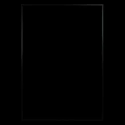 Ramme 97.7 x 140 cm – sort egetræ