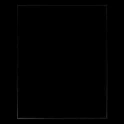 Ramme 57.5 x 72.8 cm – sort egetræ