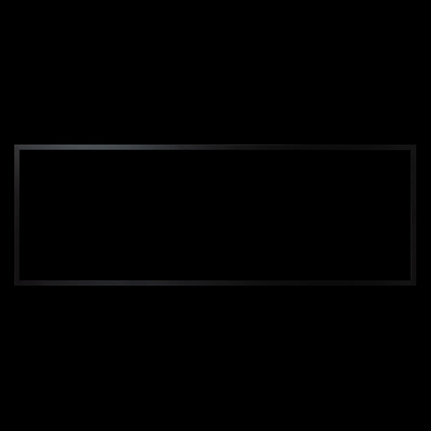 Ramme 137 x 46 cm – sort egetræ